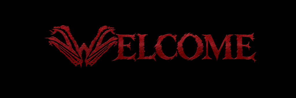 Welcome, YOSILE gothic wordmark